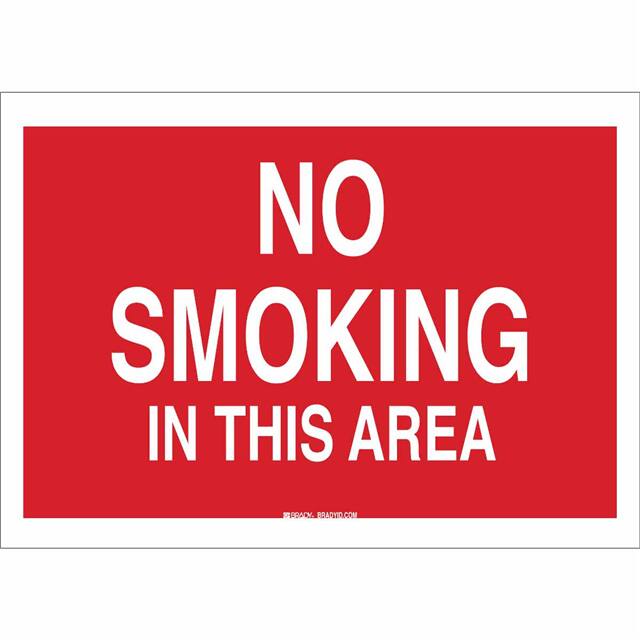 88439 B302-7X10-RW-T-NO SMOKING SIGN
