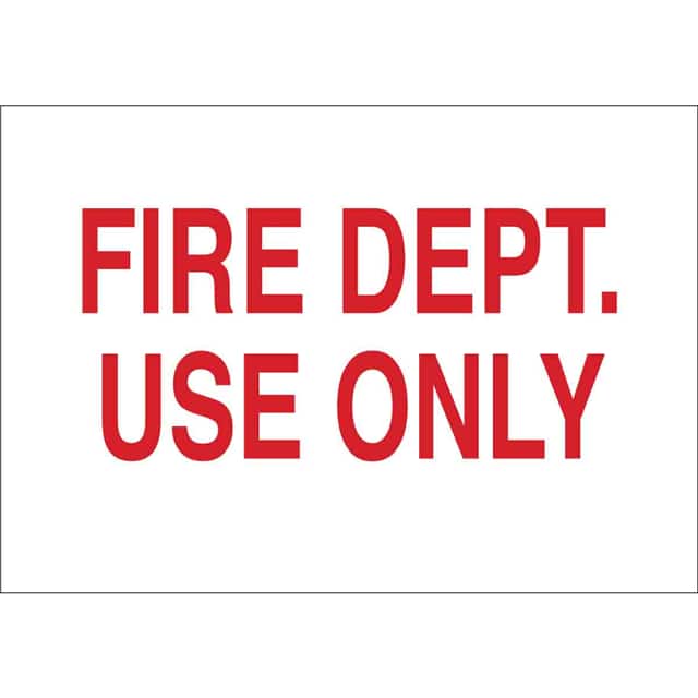 85249 B302-10X14-WR-T-FIRE DEPT. USE O