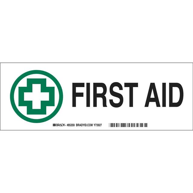 85359 B302-7X10-WG-O-FIRST AID