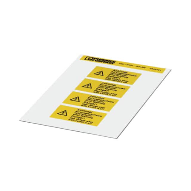0830461 LABEL ELECTRL WARN 2.05"X1.02"