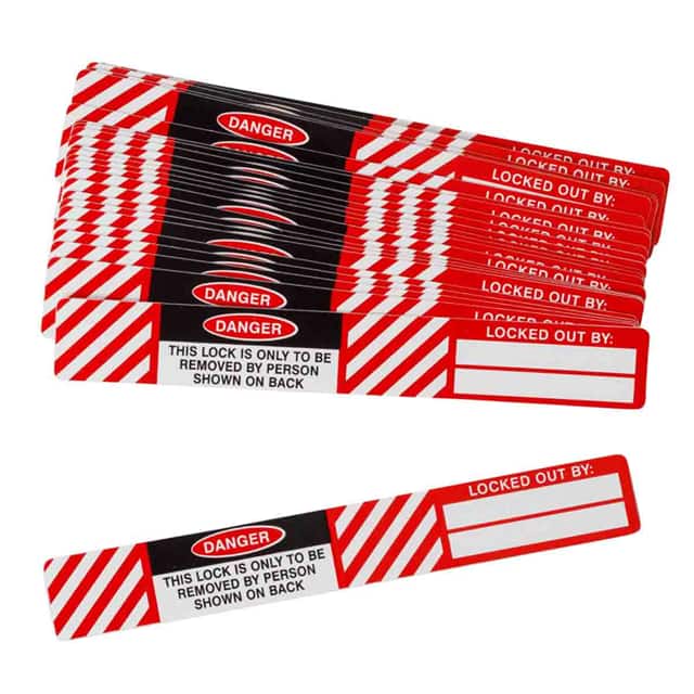 LID-3 PRINZING LOCKOUT LABELS 25/PK