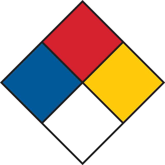 53061 B235 NFPA LABEL 2"X2" 500/ROLL