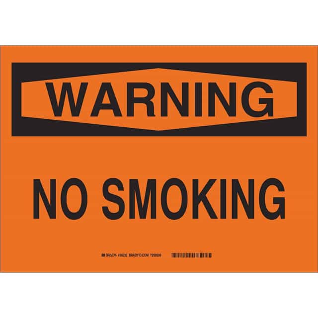 36037 B140 SAFETY SIGNS BLK/ORG