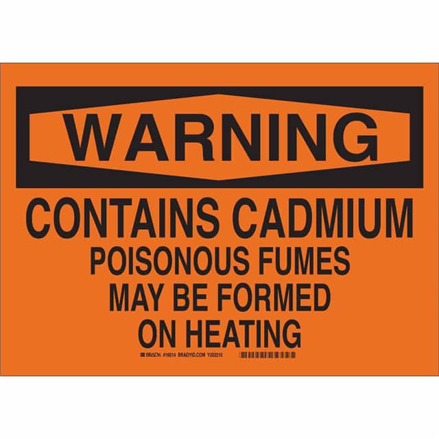 16027 B450 SAFETY SIGNS BLK/ORG