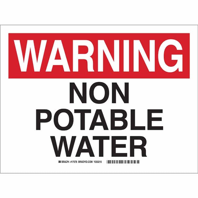 17579 B302 SAFETY SIGNS BLK/RED/WHT