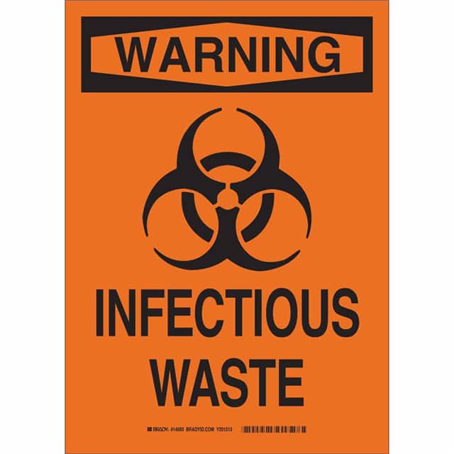 14698 B140 SAFETY SIGNS BLK/ORG