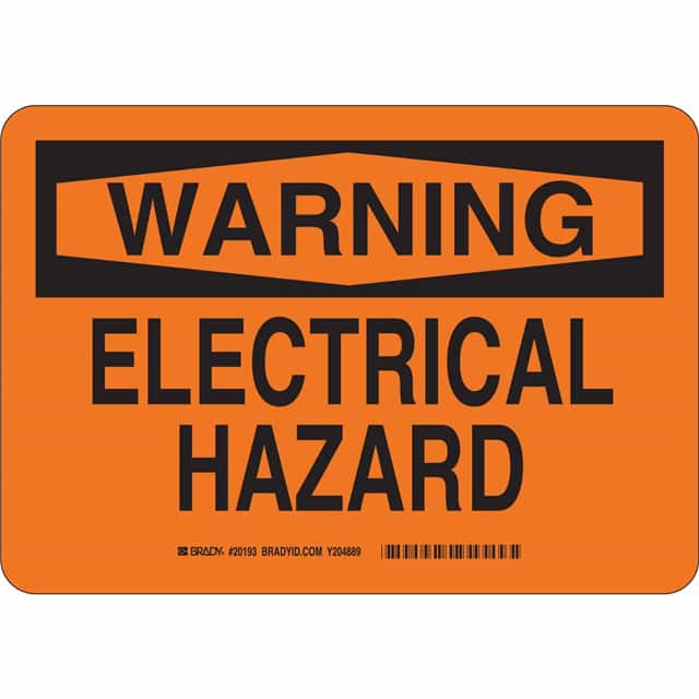 20193 B450 SAFETY SIGNS BLK/ORG