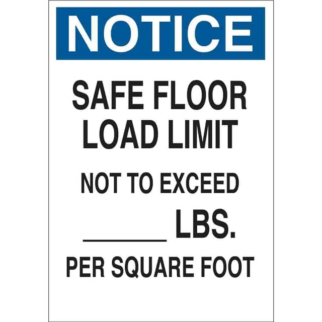85655 B302-10X14-WG-T-MAINTENANCE SIGN