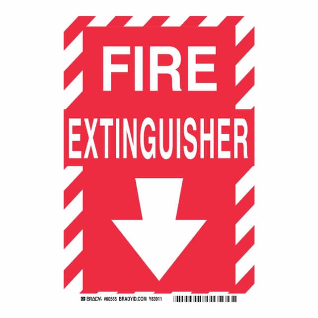 60566 B302-7X10-WG-O-FIRE EXTING W/DWN