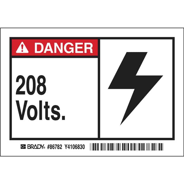 86782 B302-3.5X5-WK-AL-5/PK--208 VOLTS
