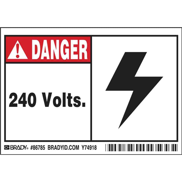 86785 B302-3.5X5-WK-AL-5/PK--240 VOLTS