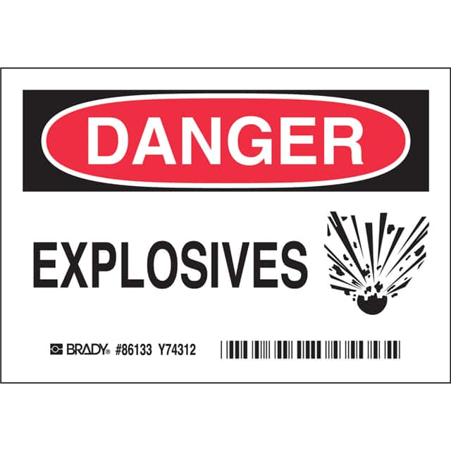86133 B302-3.5X5-WG-O-5/PK-DNGR.EXPLOS