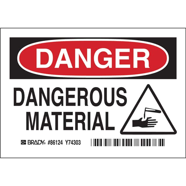 86124 B302-3.5X5-WK-O-5/PK-DAN-DANGERO