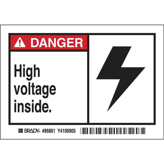 86861 B302-3.5X5-WK-AL-5/PK--HIGH VOLT