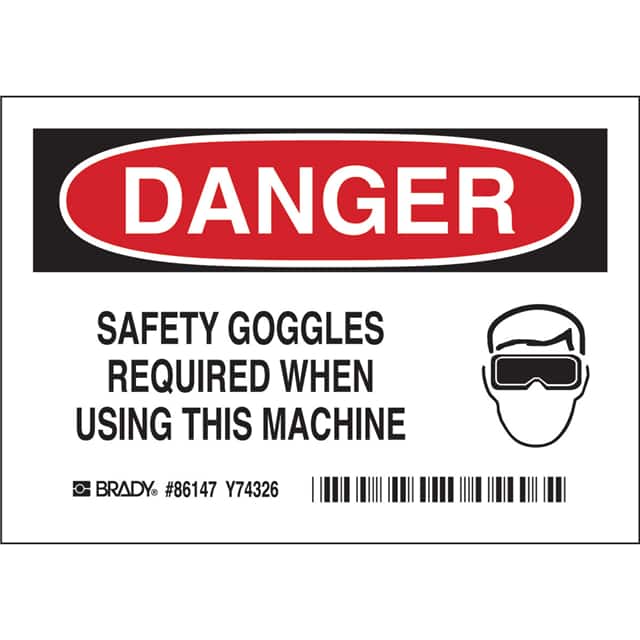 86147 B302-3.5X5-WK-O-5/PK-DAN-SAFETY