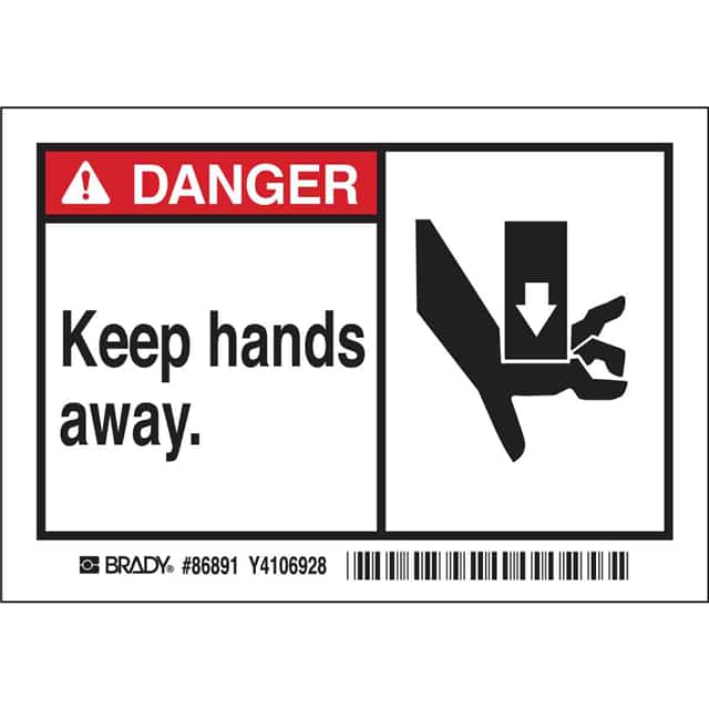 86891 B302-3.5X5-WK-AL-5/PK--KEEP HAND