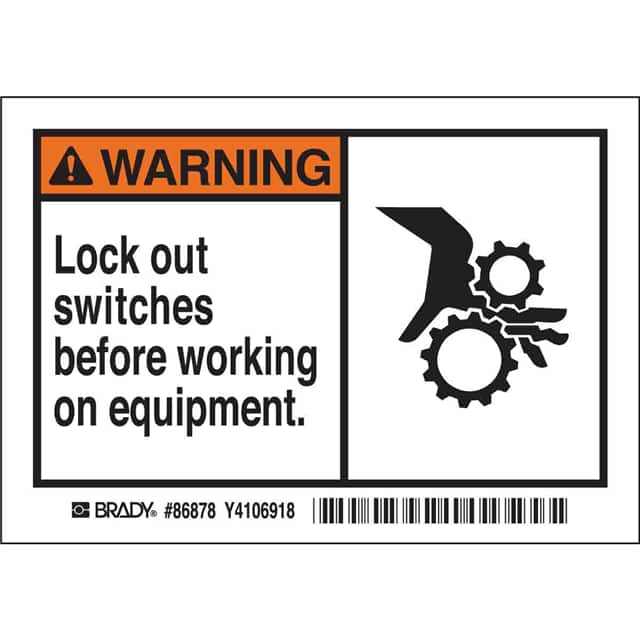 86878 B302-3.5X5-WK-AL-5/PK--LOCK OUT