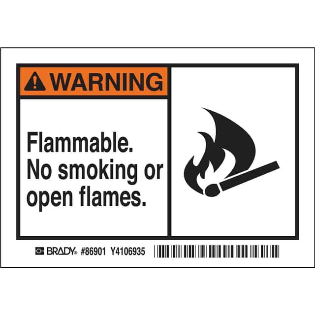 86901 B302-3.5X5-WK-AL-5/PK--FLAMMABLE