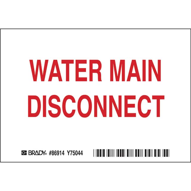 86914 (5/PK)WATER MAIN DISCONNECT