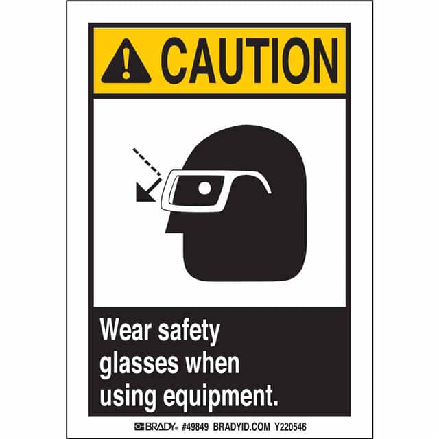 49849 B302-7X10-WY-O-5/PK-WEAR SAFETY