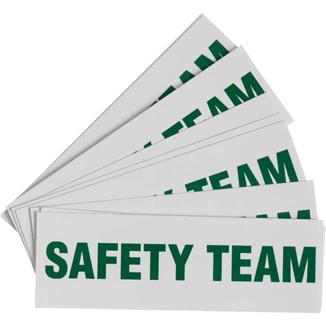 43105 B946 HARD HAT EMBLEM 1"X3" GREEN