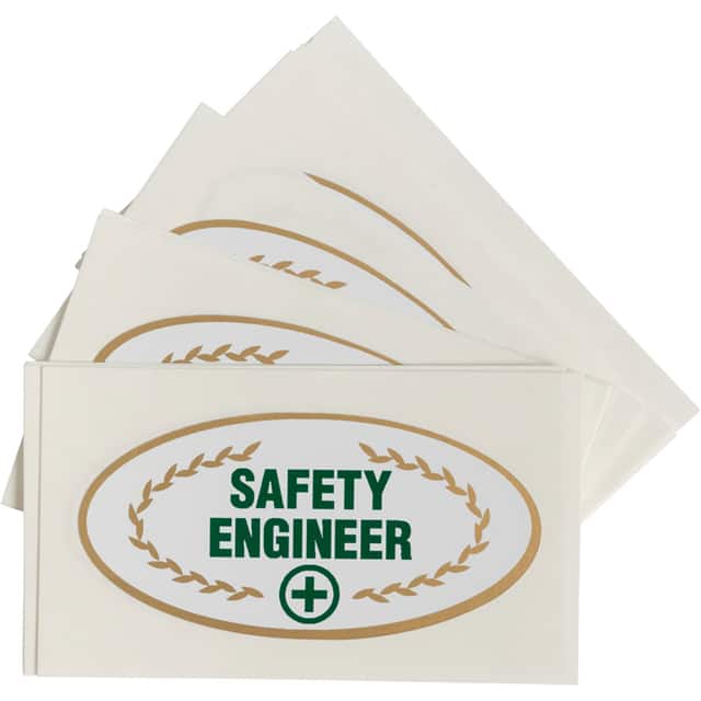 43194 B946 HARD HAT EMBLM 3" OVAL GRN/