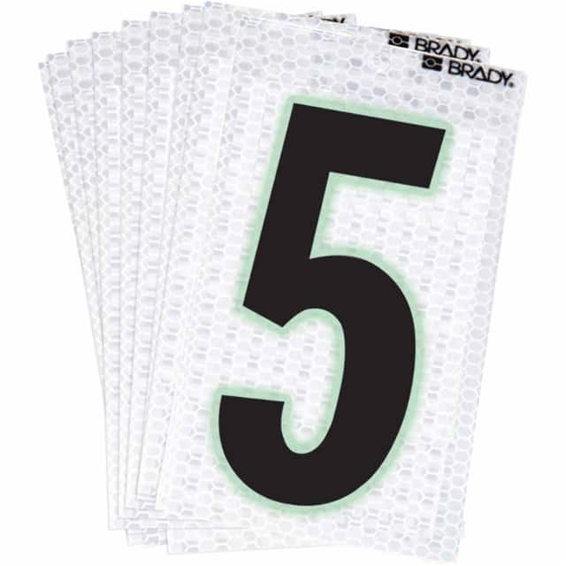 3000-5 BRADY 2" SELF ADHESIVE NUMBER 5