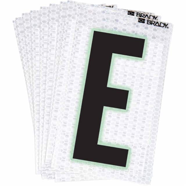 3000-E BRADY 2" SELF ADHESIVE LETTER E