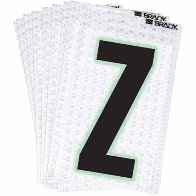 3000-Z BRADY 2" SELF ADHESIVE LETTER Z