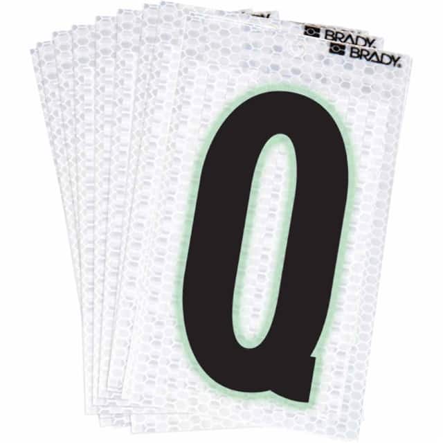 3000-Q BRADY 2" SELF ADHESIVE LETTER Q