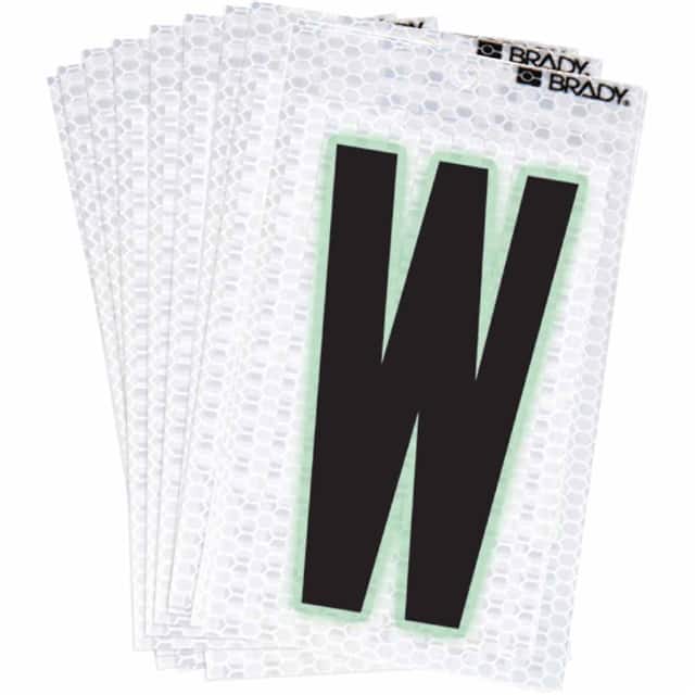 3000-W BRADY 2" SELF ADHESIVE LETTER W