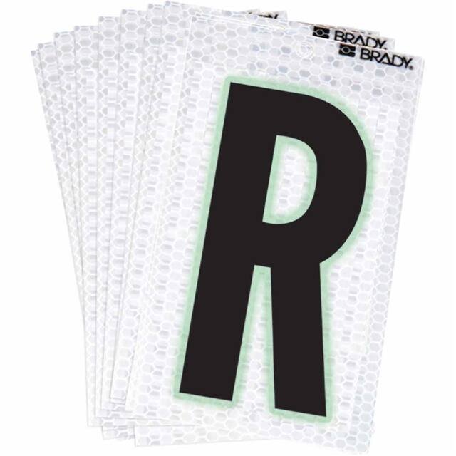 3000-R BRADY 2" SELF ADHESIVE LETTER R