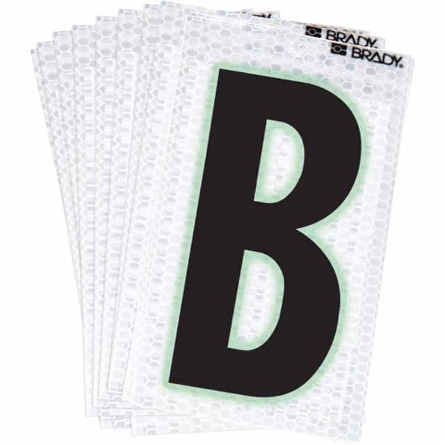 3000-B BRADY 2" SELF ADHESIVE LETTER B