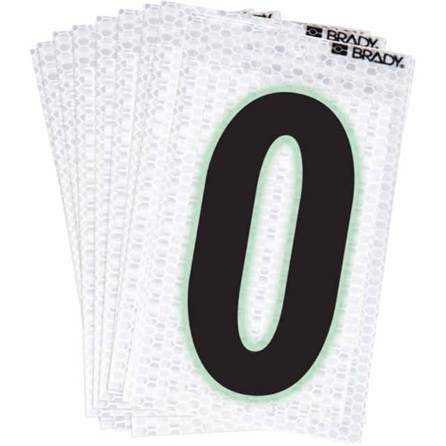3000-O BRADY 2" SELF ADHESIVE LETTER O
