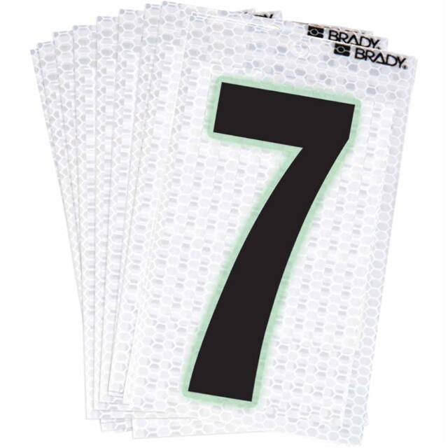 3000-7 BRADY 2" SELF ADHESIVE NUMBER 7