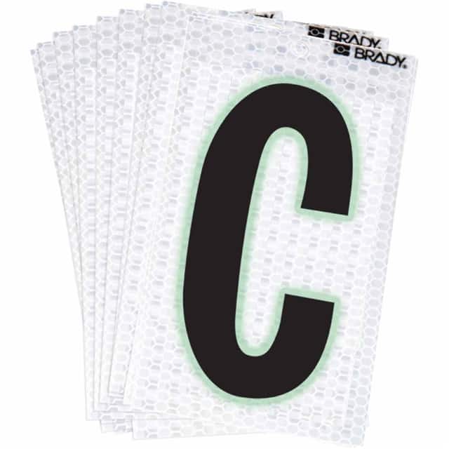3000-C BRADY 2" SELF ADHESIVE LETTER C