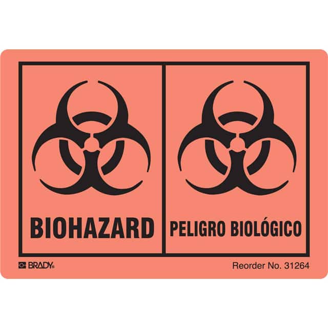 31264LS B-235 5X3.5 25/PK BIOHAZARD