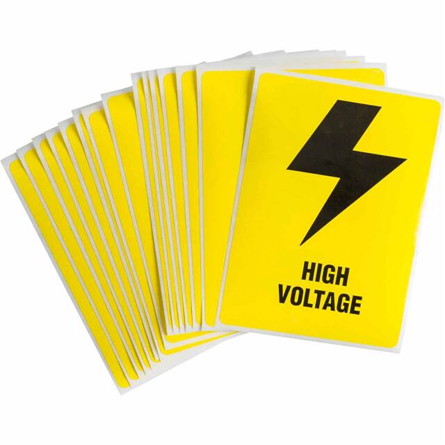 596-17 B946,4"H X 2.87"W, HIGH VOLTAGE,
