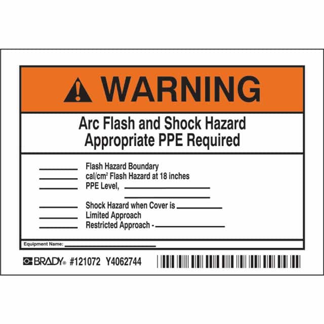 121072 B7569 3.5X5 BLK/ORG/WHT 5/PK ARC