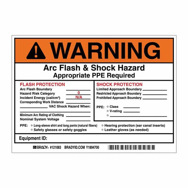 121083 B7569 5X7 BLK/ORG/WHT 5/PK ARC F