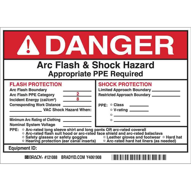 121088 B7569 5X7 BLK/RED/WHT 5/PK ARC F