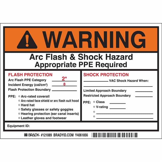 121089 B7569 5X7 BLK/ORG/WHT 5/PK ARC F