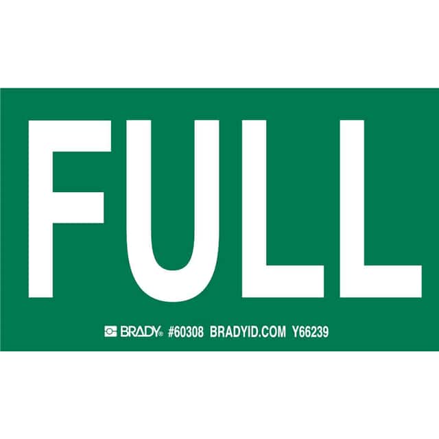 60308 B235,5X3",GRN/WHT,FULL LABEL10/P