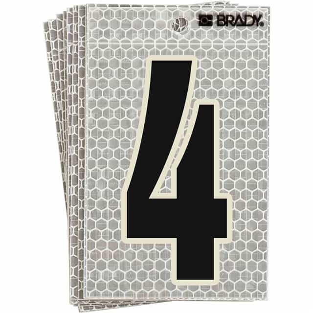3020-4 BRADY 5" SELF ADHESIVE NUMBER 4
