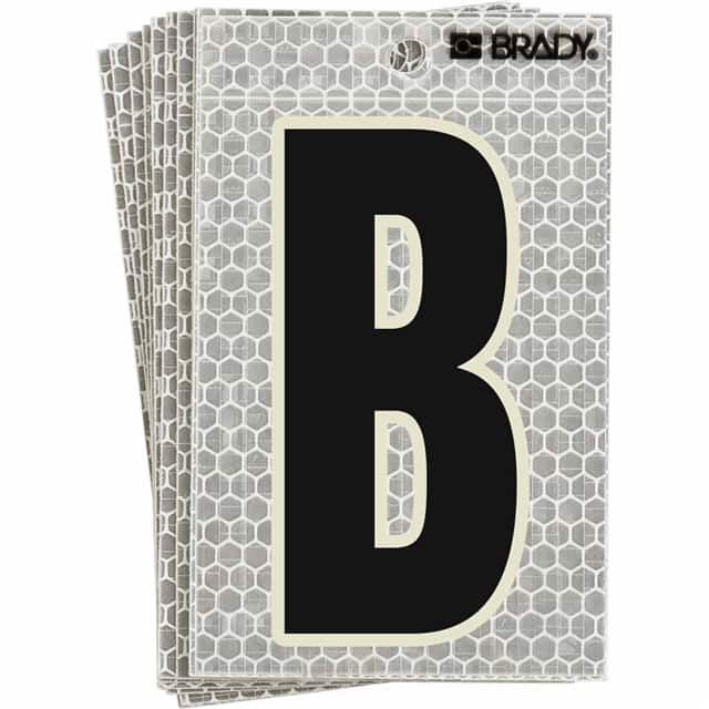 3010-B BRADY 3" SELF ADHESIVE LETTER B