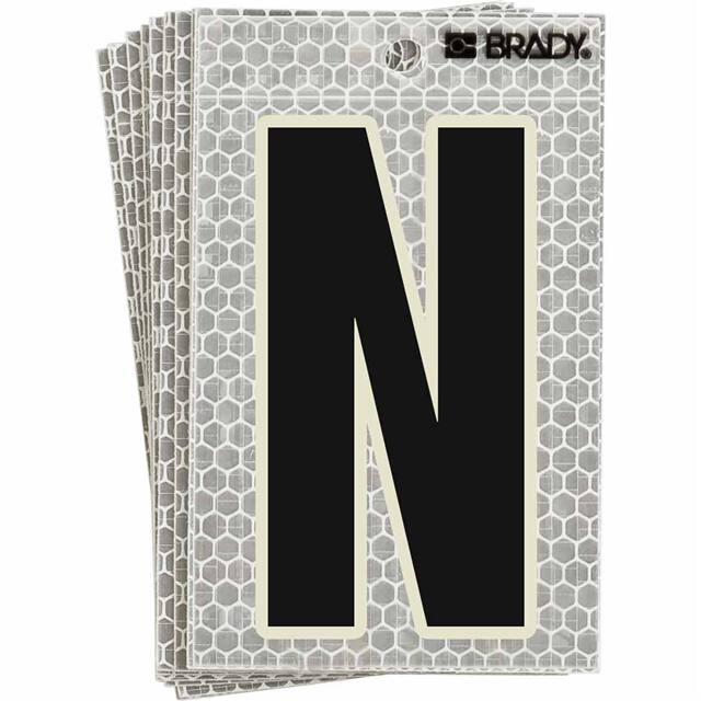 3010-N BRADY 3" SELF ADHESIVE LETTER N