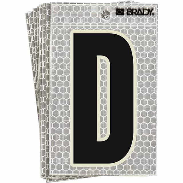 3010-D BRADY 3" SELF ADHESIVE LETTER D