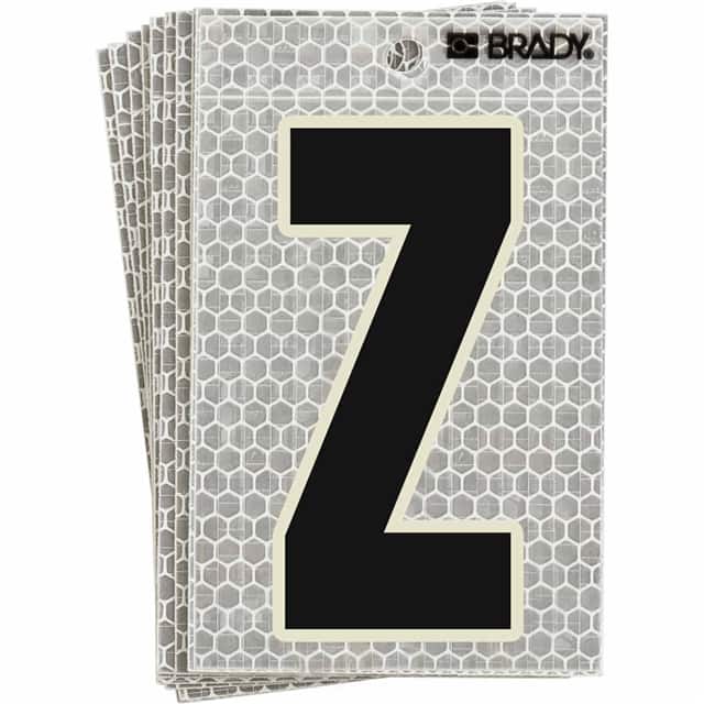 3010-Z BRADY 3" SELF ADHESIVE LETTER Z