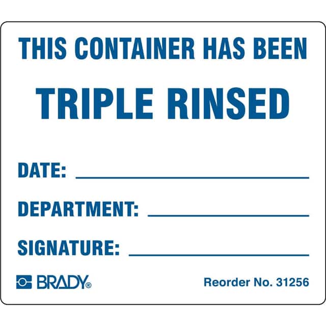 31256LS B-235 2.5X2.875 100/PK TRIPLE RI