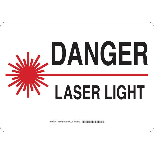 122348 RADIATION & LASER SIGN
